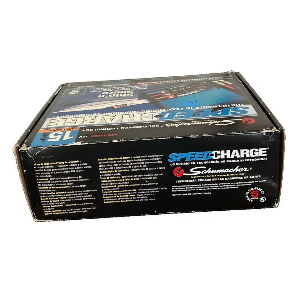 Schumacher SSC-1500A 6V/12V Ship ‘N Shore Auto & Marine Battery Charger Open Box